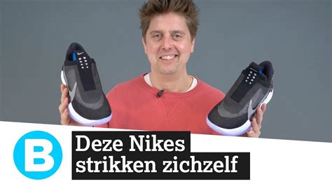 nike schoenen die zichzelf strikken|nike schoenen zelfstrikken.